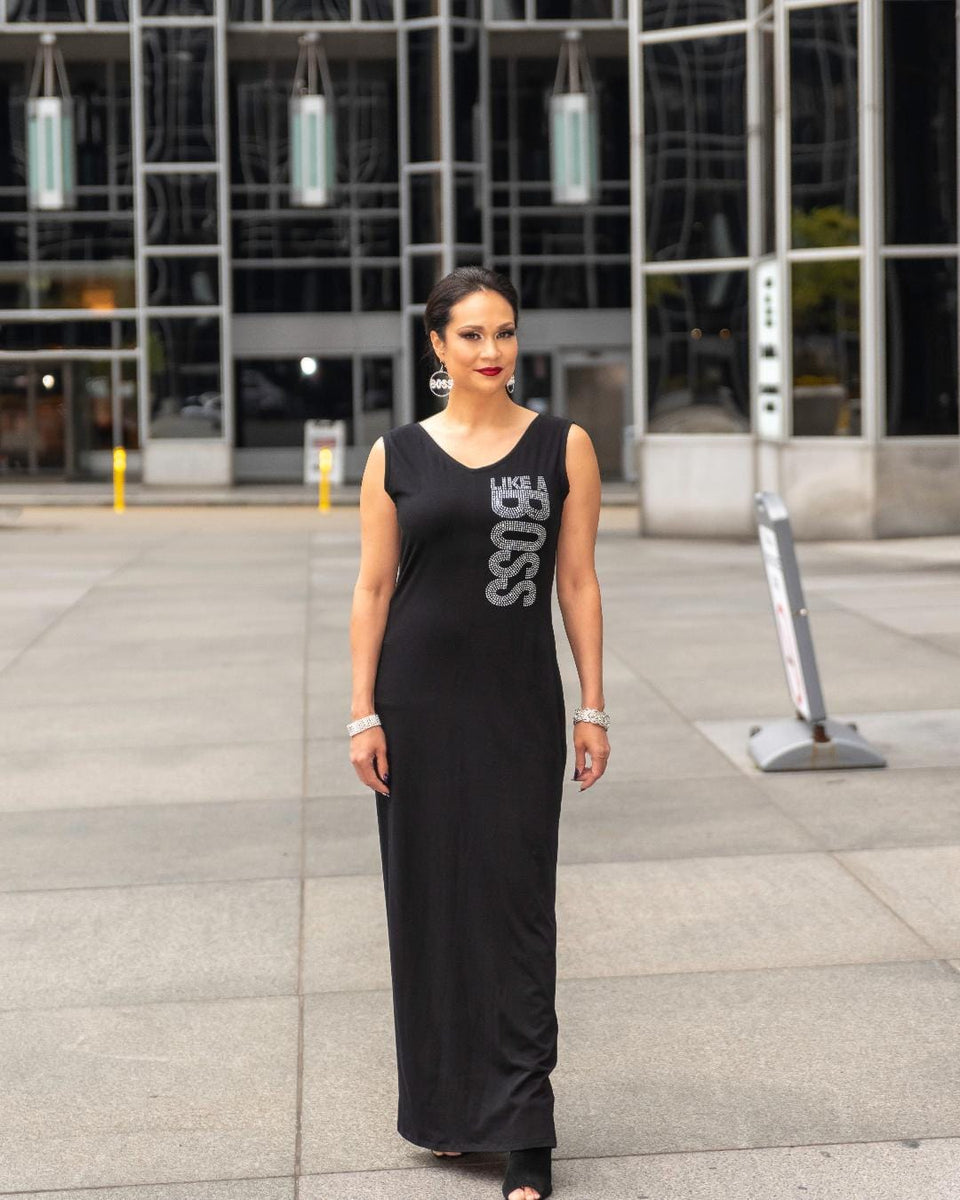 boss maxi dress LIKE A BOSS MAXI T-SHIRT DRESS – S. Moye'